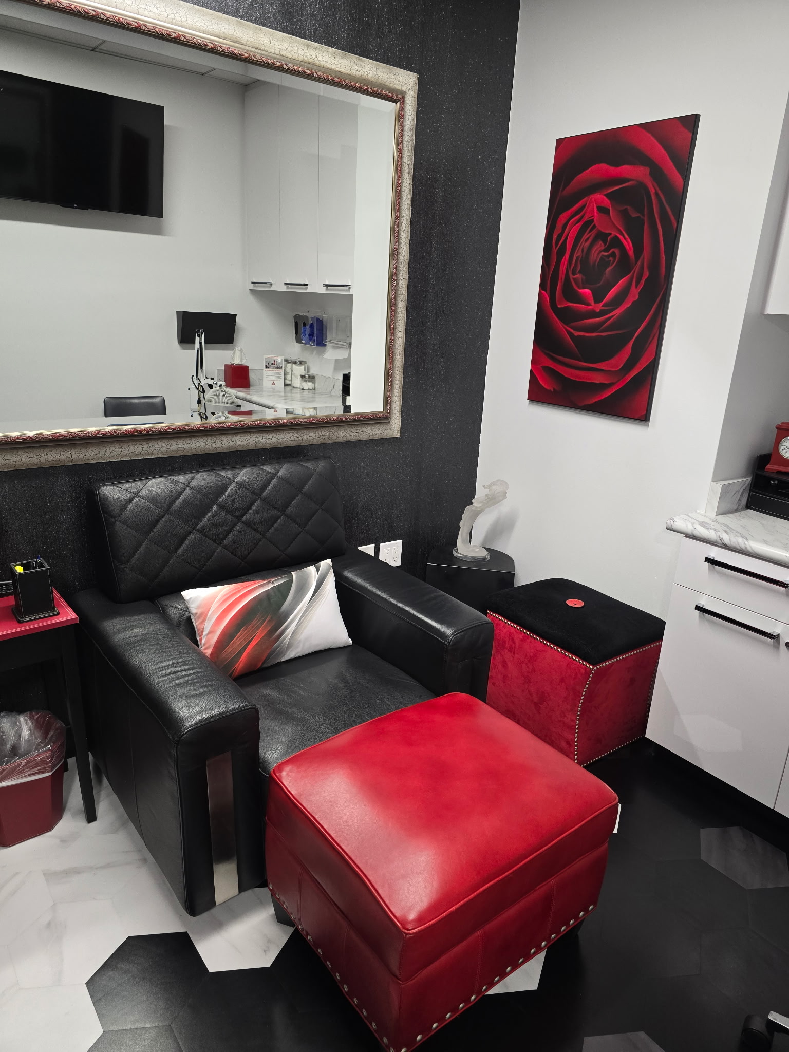 Elegant consultation lounge inside Liddy Podiatry